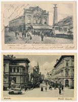 Szabadka, Subotica; villamosok / trams - 8 db régi képeslap / 8 pre-1945 postcards