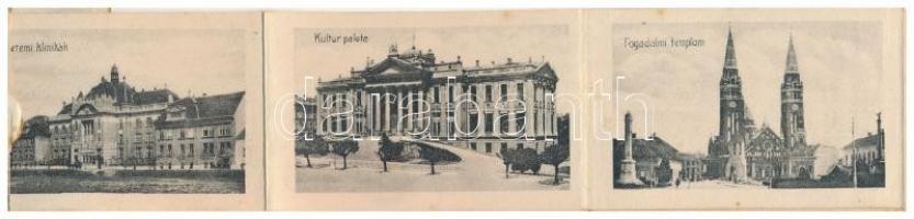 Szeged, Városháza. leporellólap 10 képpel (szakadás / tear)
