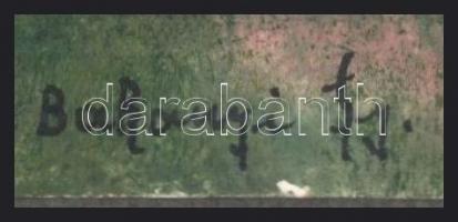 Bakonyi Gy. jelzéssel: Facsoport. Akvarell, papír, papírra kasírozva. 19,5x25 cm