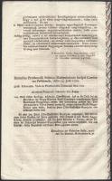 1788 Nagykőrös városának folyamodványa az alsipánhoz adómérséklést kérve. 6 nyomtatott oldal