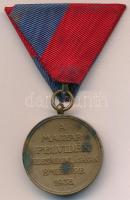 1938. "Felvidéki Emlékérem, II. Rákóczi Ferenc" Br kitüntetés mellszalagon T:1- patina, ki...