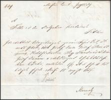 1857 Ménfő, több személynek szóló kifizetésekről szóló okmány