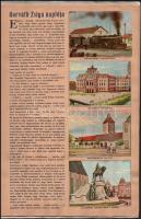 cca 1940 Utazás Erdélyben, Szent István Cikóriagyár kiadása, komplett képes gyűjtőmappa
