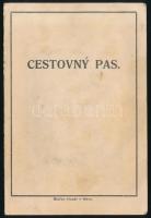 1919 Igazolvány Budapest területére a Tanácsköztársaság idején a nyitrai elöljáró aláírásával