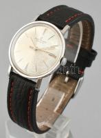 Breitling férfi automata karóra, bőr szíjjal, működik, d:35mm Breitling dobozban,