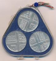 1977. 200Ft Ag (3xklf) "Magyar festők II. / Csontváry, Mányoki, Rippl-Rónai" érmesor erede...