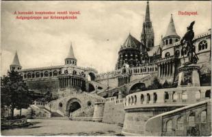 Budapest I. Koronázó templomhoz vezető lépcső