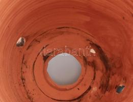 PF jelzéssel: Vízköpő. kerámia, kopott, m:29cm