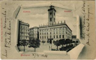 1900 Budapest V. Városház. Walter Haertel No. 1710.