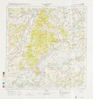 1991 Sátoraljaújhely és környékének katonai térképe, 1:200 000, 48×46 cm