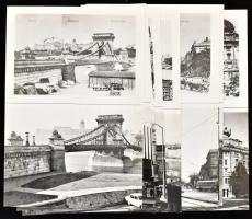 2 db Régi és új képes levelezőlapok Budapestről. Két különböző mappa