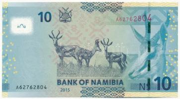 Namíbia 2015. 10N$ T:I Namibia 2015. 10 Namibia Dollars C:UNC
Krause P#16