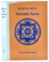 Hamvas Béla: Scientia Sacra. Az őskori emberiség szellemi hagyománya. Bp., 1988, Magvető. Kiadói egészvászon kötés, kiadói papír védőborítóval, a gerincen fakult borítóval, de egyébként jó állapotban.