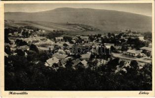 1936 Mátraszőlős, látkép. Józsa Ferenc kiadása (ázott / wet damage)