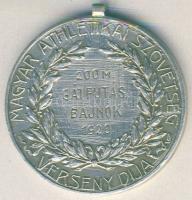 1920. "Magyar Athletikai Szövetség-gátfutás" Ag díjérem 16,4g T:2/3