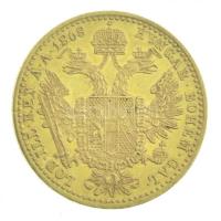 Ausztria 1868A Dukát Au "Ferenc József" (3,50g/0.986) T:1-,2 kis ph
Austria 1868A Ducat A...