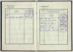 1972 Arcképes repülésirányító igazolvány