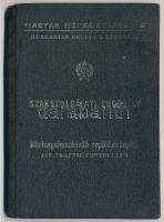 1972 Arcképes repülésirányító igazolvány