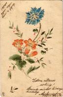 Dombornyomott virág / Embossed flower