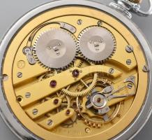 International Watch Co. Schaffhausen zsebóra, acél tokkal, jelzett szerkezet: Probus Scafusia. Működ...