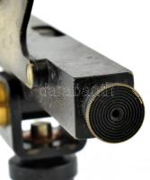 Süss Nándor 1848 - 1921): Lejtszög mérő. Jelzett. 1900 körül. Korának megfelelő állapotban. 20x18cm