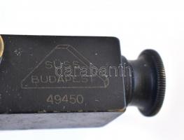 Süss Nándor 1848 - 1921): Lejtszög mérő. Jelzett. 1900 körül. Korának megfelelő állapotban. 20x18cm