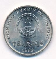 Kína 1992. 1Y Ni-acél T:1,1-
China 1992. 1 Yuan Ni-steel C:UNC,AU
Krause KM#337