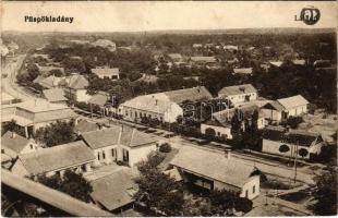 1929 Püspökladány, látkép. Vasúti levelezőlapárusítás 9436. (EK)