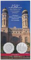 2009. 5000Ft Ag "Dohány utcai zsinagóga" kapszulában, tanúsítvánnyal, színes MNB tájékozta...