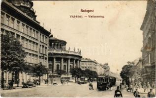 Budapest VI. Váci körút (Bajcsy-Zsilinszky út), villamos (EK)