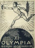 1936 Berlini Olimpiai sign. Márton