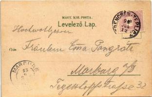 1898 (Vorläufer) Trencsénteplic, Trencianske Teplice; Hamam fürdő, gyógyterem, déli oldal / Bad, Cur...