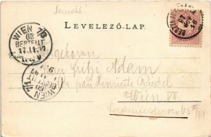 1897 (Vorläufer!) Besztercebánya, Banská Bystrica; Fő téri piac. Ivánszky Elek kiadása / market. Art...