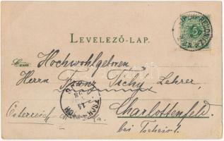 1898 (Vorläufer) Sepsiszentgyörgy, Sfantu Gheorghe; Fiú árvaház, Vármegyeház, Szabadság tér, Székely...