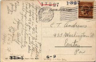 1932 Nyitrabánya, Handlová, Krickerhau; Vasúti híd vonattal / railway bridge with train (EB)