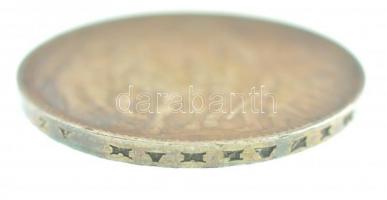 1896KB 1K Ag "Millenium" eredeti sötétbarna "Millenniumi Koronaérem - 1896" dísz...