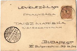 1899 (Vorläufer) Komádi (Berettyóújfalu), református templom. Tus és akvarell rajz Thaisz (Taisz) Ma...