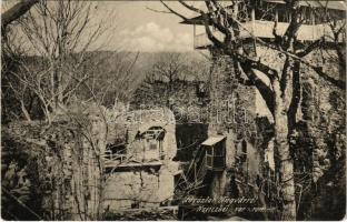 1912 Ungvár, Uzshorod, Uzhhorod, Uzhorod; Nevickei várrom. Steinfeld Dezső kiadása / castle ruins (E...