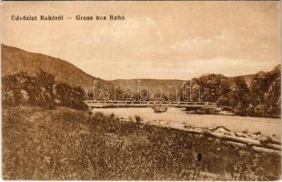 1918 Rahó, Rachov, Rahiv, Rakhiv; híd. Berkovits kiadása / bridge (fa)