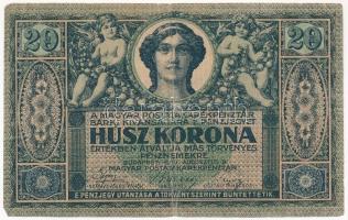 1919. augusztus 9. 20K "R2035 588089" T:III Adamo K19