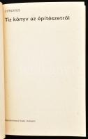 Vitrumvius: Tíz könyv az építészetről. Bp., 1988. Képzőművészeti kiadó, Kiadói papírkötésben