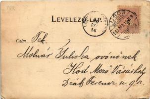 1899 (Vorläufer) Temesvár, Timisoara; M. kir. állami tanítóképezde. Králicsek Béla kiadása / teacher...
