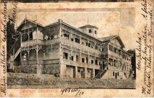 1903 Szováta, Sovata; Hunyadi Mátyás szálloda / hotel (fl)