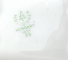 Zsolnay, Hollóházi és Gránit porcelán kulacs, jelzettek, kopásnyomokkal