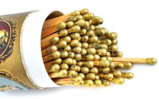 Antik hatású doboz olasz gyufa, szinte teljes