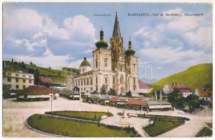 1927 Mariazell, Gnadenkirche / church, market (EK)