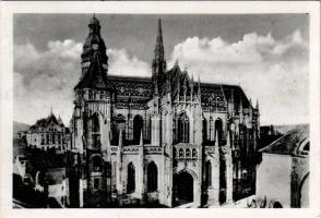 1938 Kassa, Kosice; Dóm / székesegyház / cathedral + "1938 Kassa visszatért" So. Stpl. (EK)