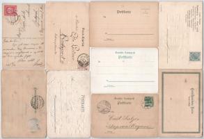 76 db RÉGI külföldi város képeslap és pár motívum kis albumban, vegyes minőség, sok német és osztrák...