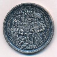 Garamkeszi János (1936-) 1984. "MÉE Nógrád-megye / Drégely vára - Szondy György" ezüstpati...