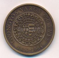 Bognár György (1944-) 1984. "MÉE Gyöngyös / 650 éves Gyöngyös - Róbert Károly" Br emlékére...